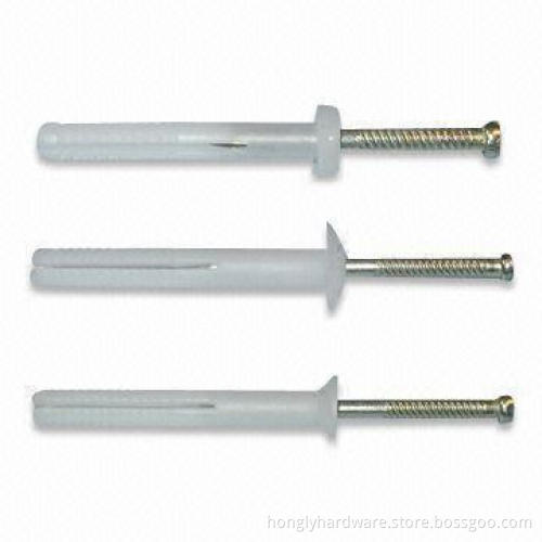 Nylon Anchor Nails with 3/16 to 1/4 Inch Diameter